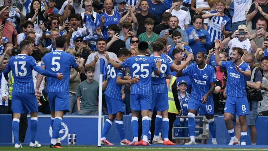 Brighton, Aston Villa'yı 4-0 mağlup etti