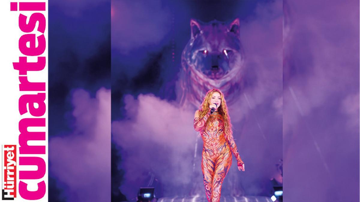 Shakira, Madrid'de 50 bin kişiye muhteşem konser verdi