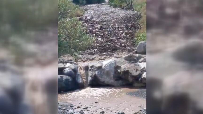 Kars'ta sel felaketi: Kağızman'da selin geliş anı kameraya yansıdı