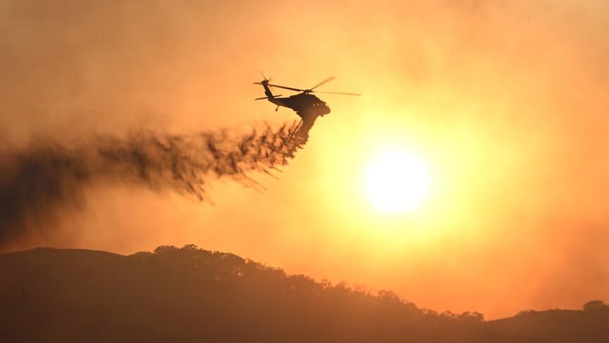 Utah'ta yangın söndürme helikopteri düştü, 2 kişi kayıp