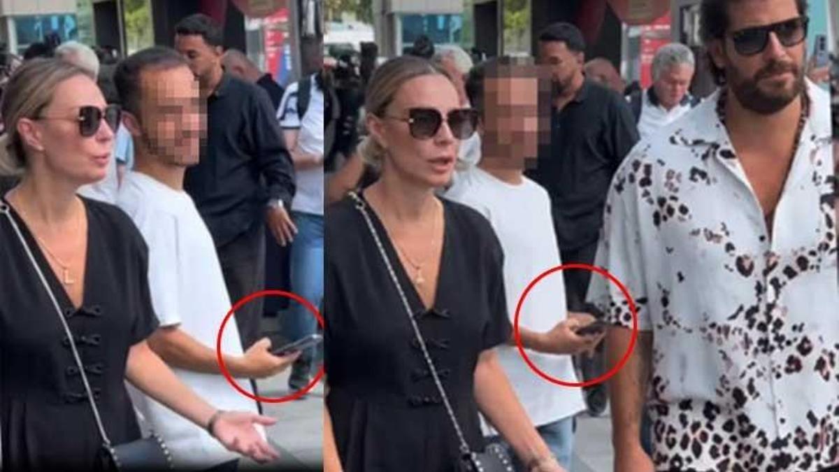 Serhat Kılıç'ın cenaze töreninde fotoğraf gerginliği
