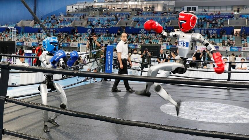 Çin'de Dünya İnsansı Robot Oyunları finali yapıldı