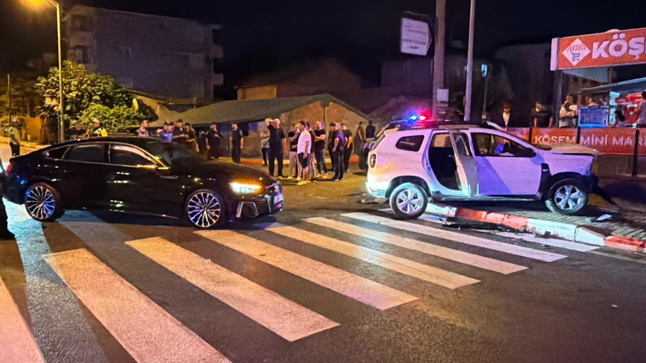 Bartın'da trafik kazası: 2 polis yaralandı