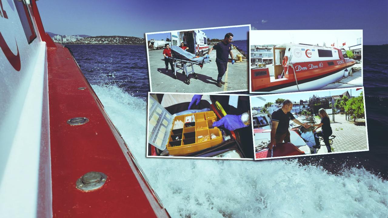 Prens Adaları'nda deniz ambulansları hayat kurtarıyor