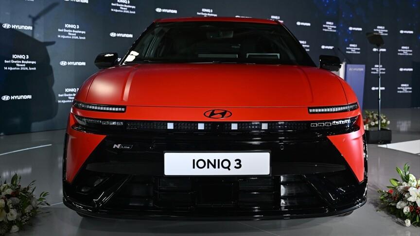 Hyundai IONIQ 3'ün seri üretimi Kocaeli'de başladı