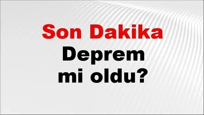 Marmaris'te 4.1 büyüklüğünde deprem meydana geldi