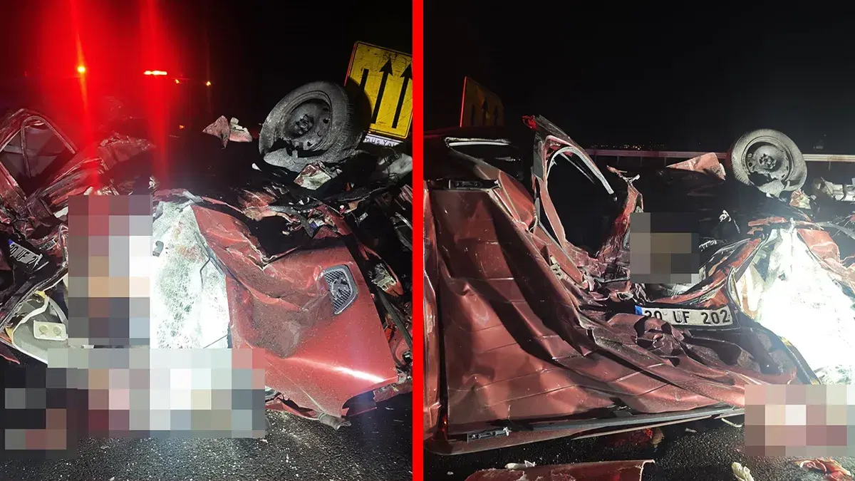 Aydın-Denizli Otoyolu'nda tır ile hafif ticari araç çarpıştı: 3 ölü