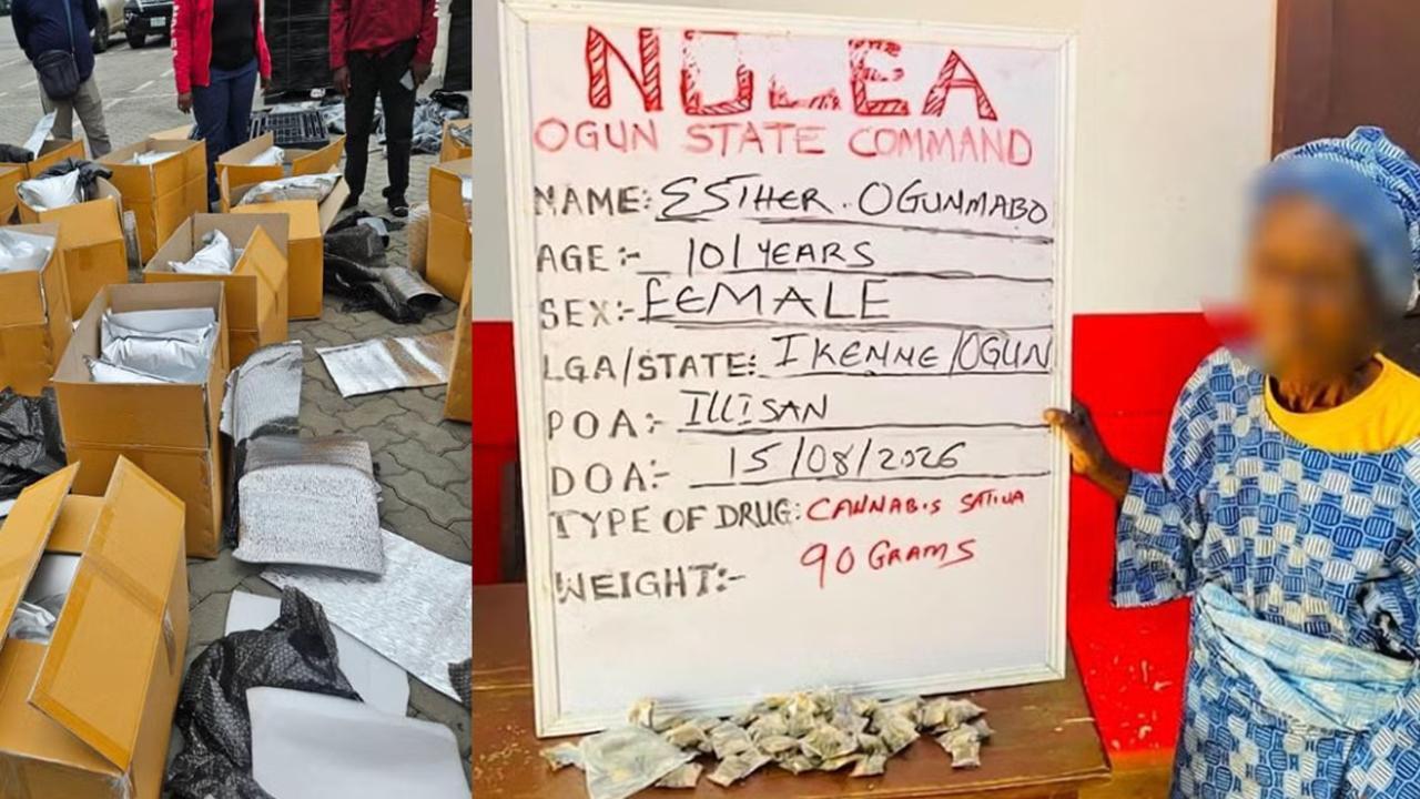 Nijerya'da 101 yaşındaki kadın uyuşturucu ticaretinden gözaltında