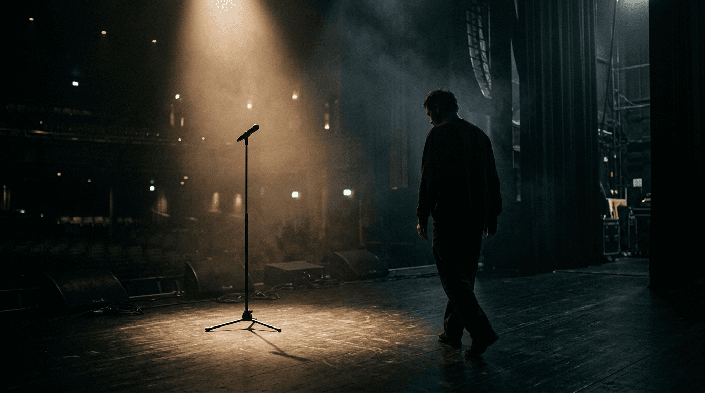 Kurtuluş Kuş konserinde gerginlik: Sahneyi terk etti