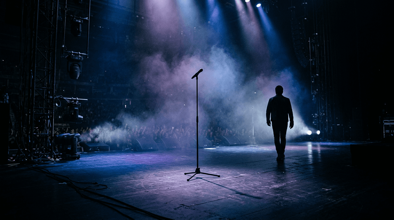 Kurtuluş Kuş konserinde gerginlik: Sahneyi terk etti