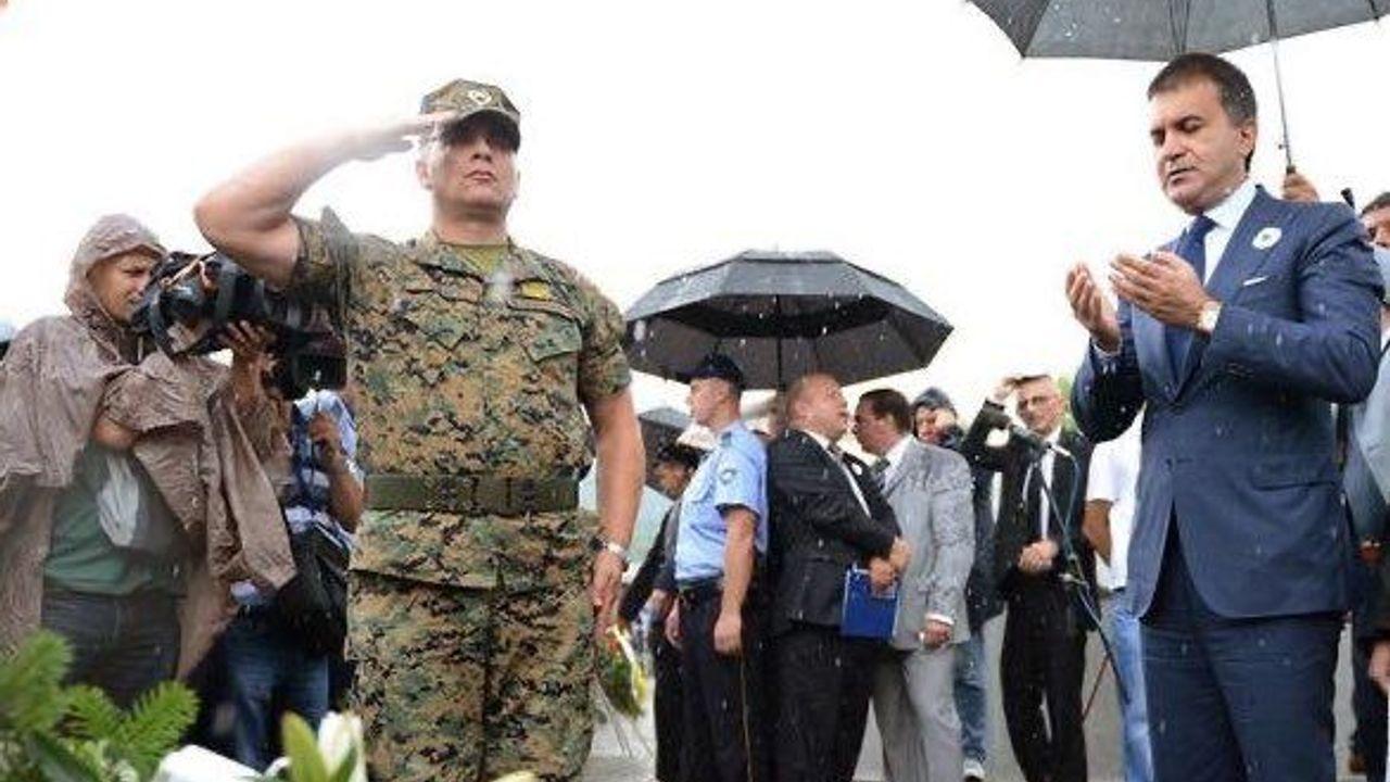 AK Parti'li Çelik, Srebrenitsa Soykırımı'nda hayatını kaybedenleri andı