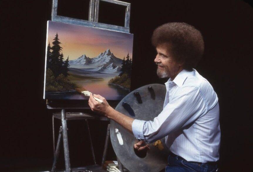 Bob Ross’un Tabloları Kamu Televizyonlarına Destek İçin Satışa Çıkıyor