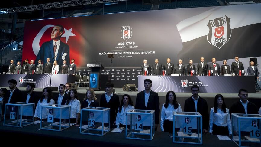 Beşiktaş'ta genel kurulda oy verme başladı, Adalı tek aday