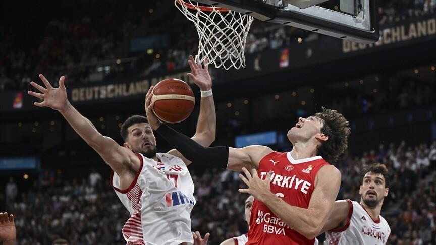 A Milli Basketbol Takımı Hırvatistan'a 95-94 yenildi