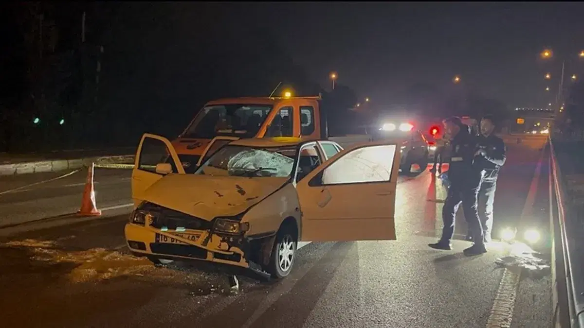 Bursa'da trafik kazasında yaya hayatını kaybetti