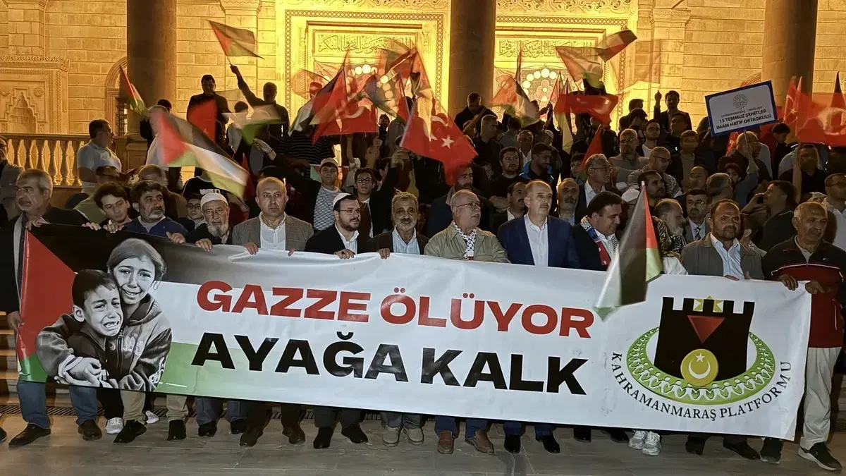 Kahramanmaraş'ta Gazze'nin 3. yılında destek programı